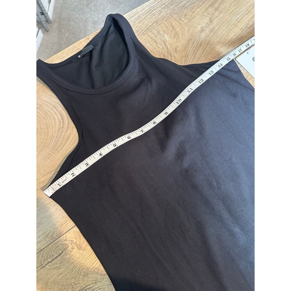 Athleta Signature Rib Maxi Dress Black M NEW 657062 - Picture 9 of 10